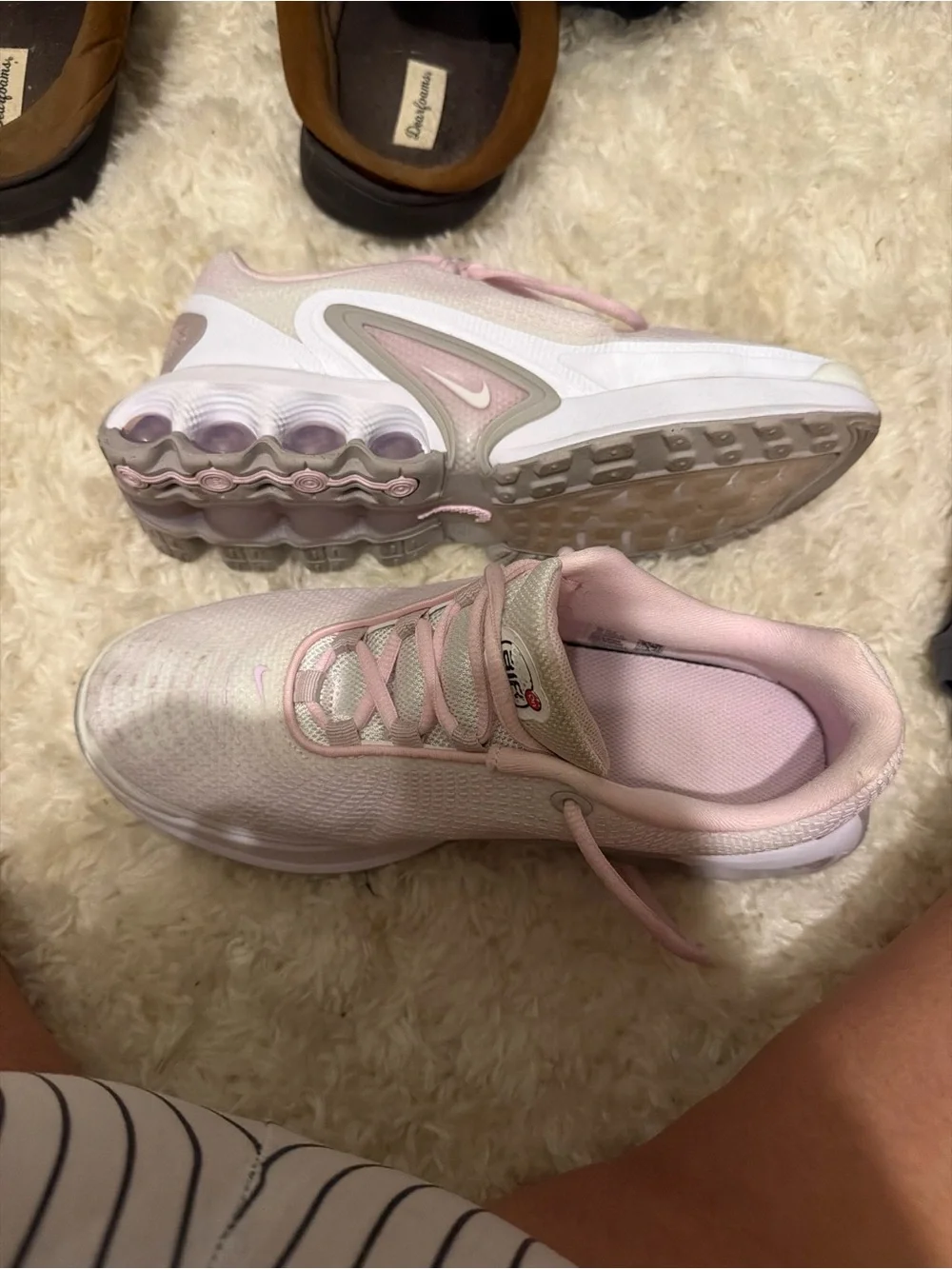 Nike Kids Light Pink and White Air Max NWOT
